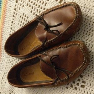 L.L. Bean Leather Slippers Men big shoes